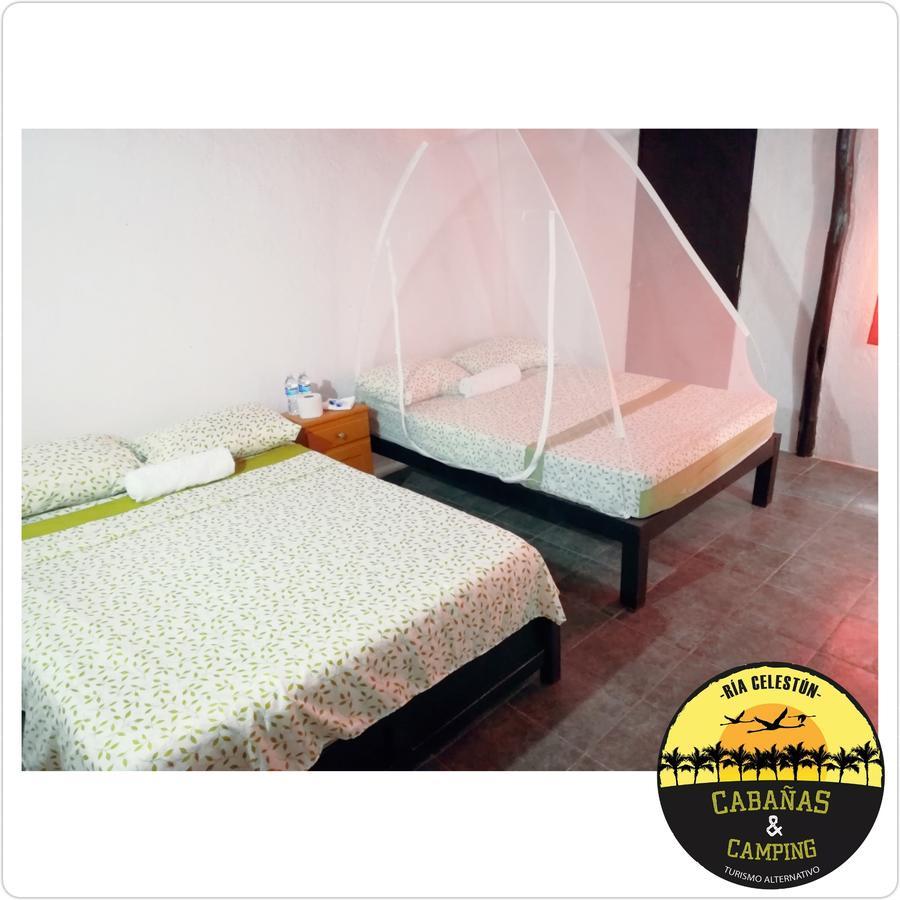 Cabanas Camping Ria Celestun Exterior foto