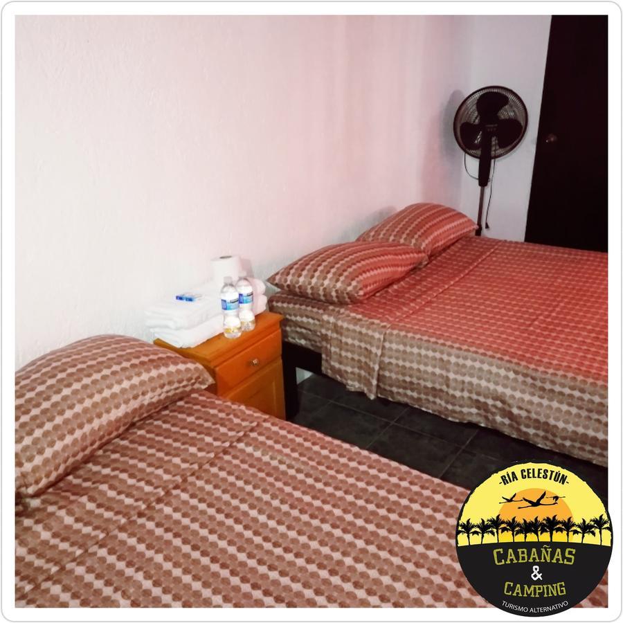 Cabanas Camping Ria Celestun Exterior foto